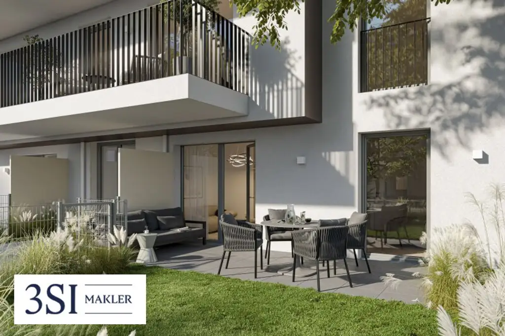Die Symbiose: Hochwertiger 3-Zimmer Neubau mit südseitigem Balkon