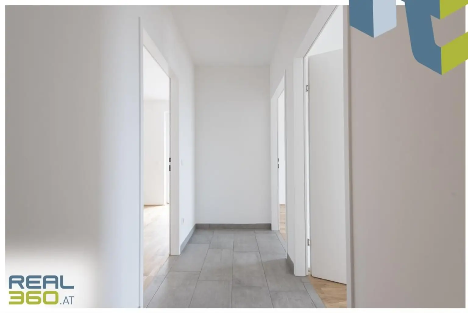 Gang zu den Schlafzimmern