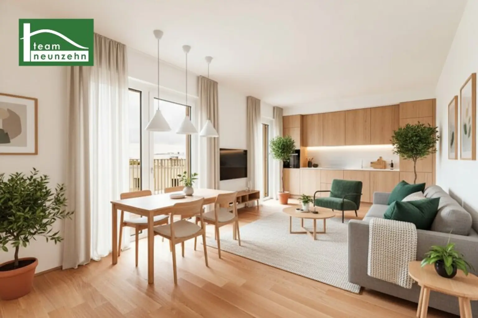 Neubauprojekt im Niedrig-Energie-Standard im grünen Hirschfeld – Naturnah wohnen - Provisionsfrei!