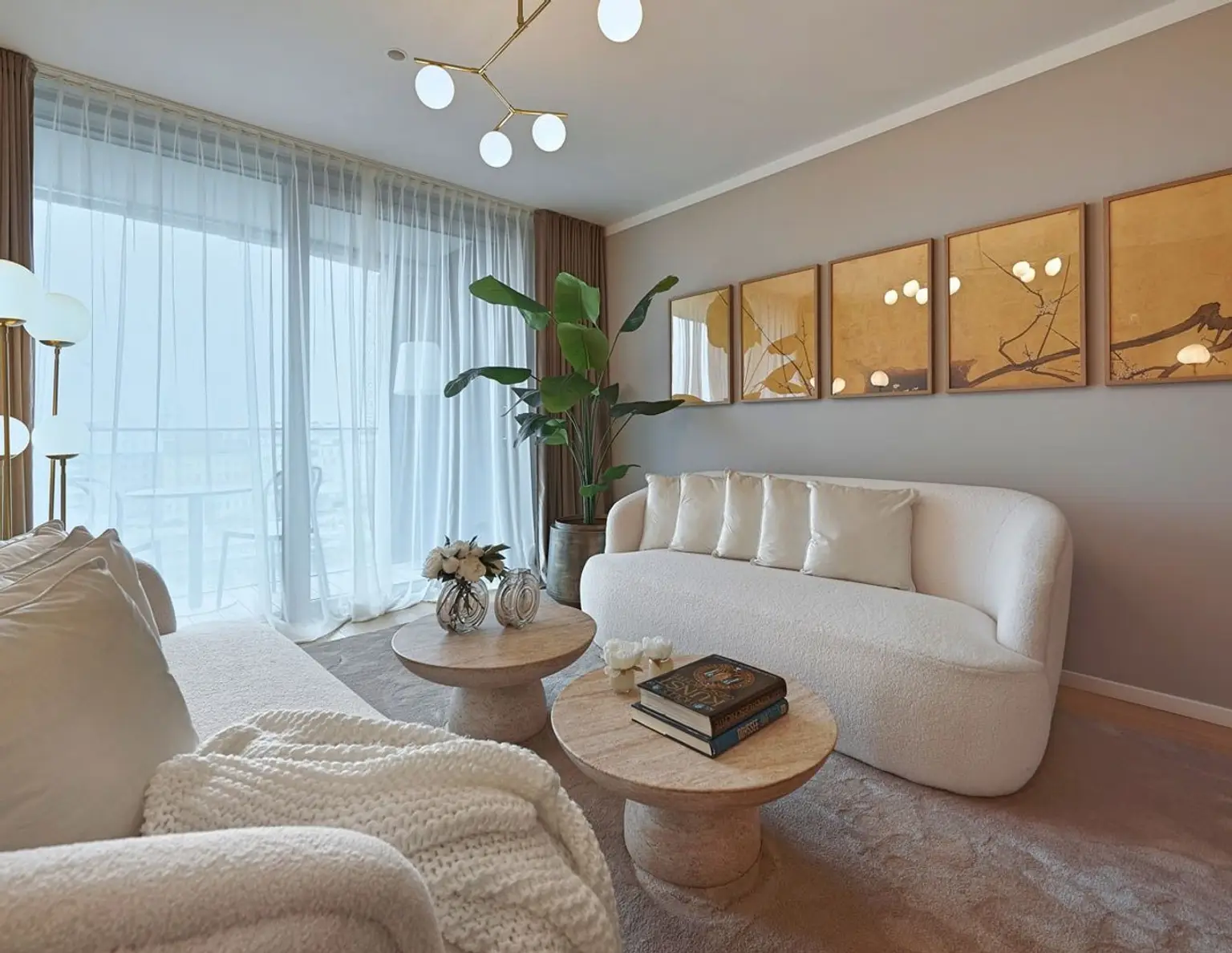 Das KAYSER - Vienna Downtown 3-Zimmer Wohnung mit Blick über den Donaukanal