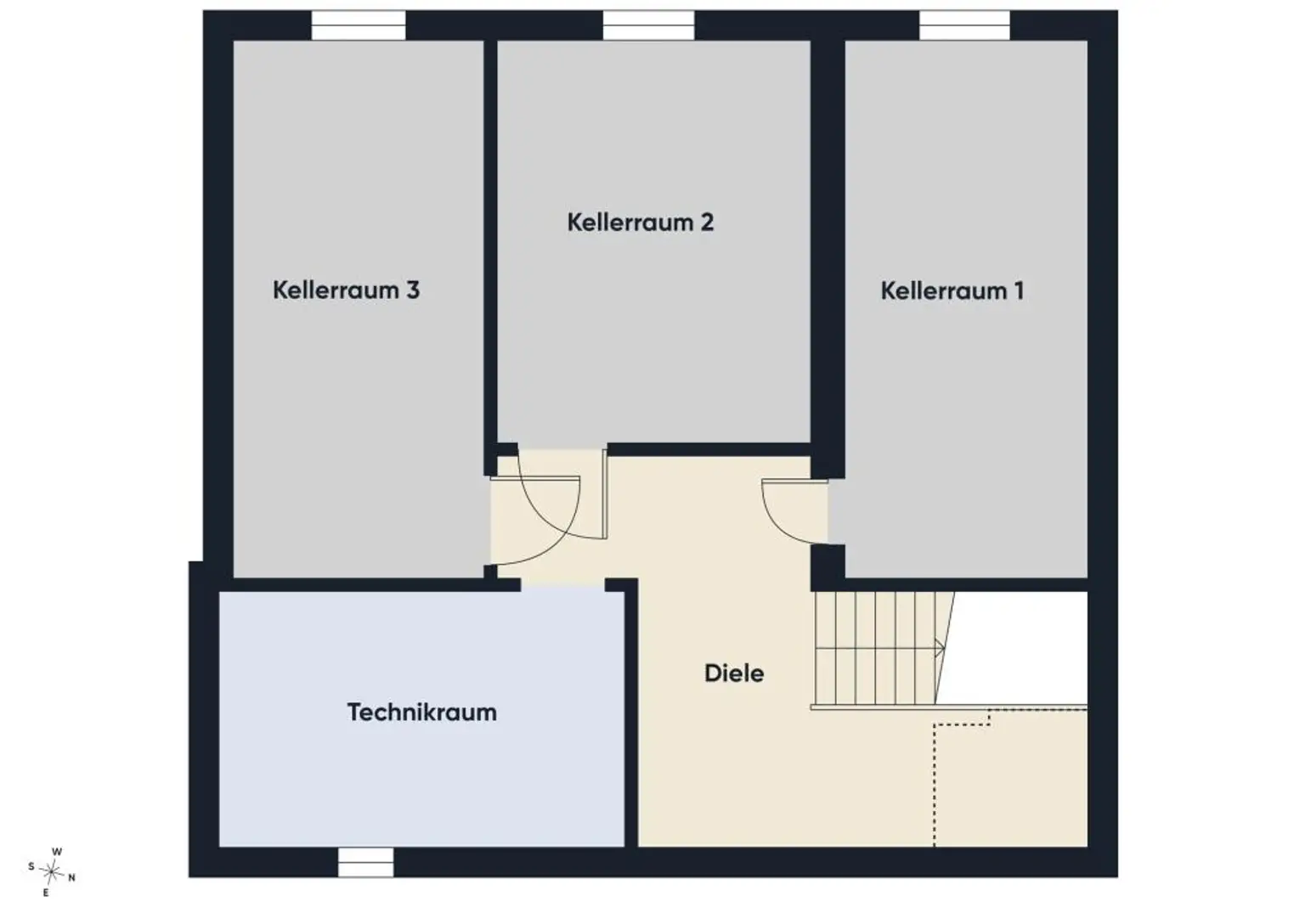 Grundriss ohne Maßstab | KG
