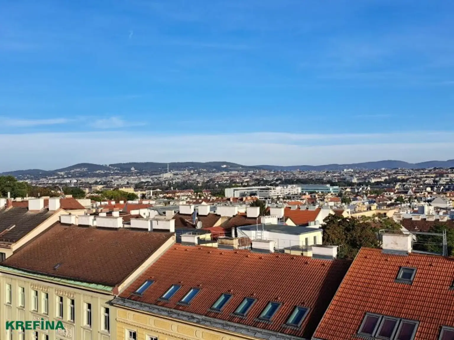 Gemütlich Wohnen - Dachterrasse (41,46 m²) - Blick über Wien