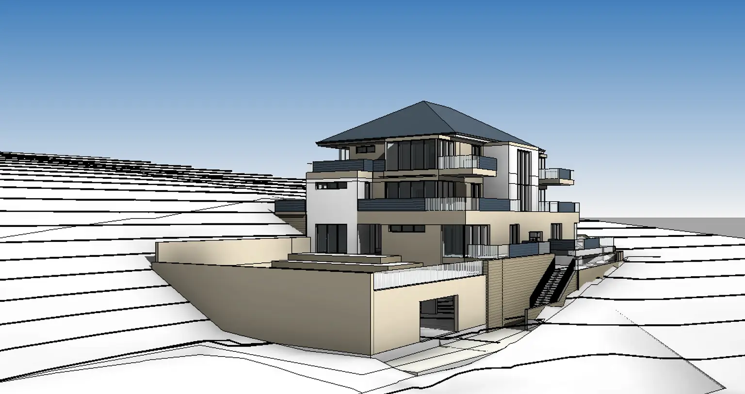 Projekt Seitenansicht