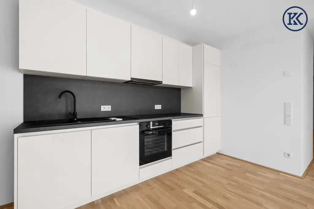2-Zimmer-Erstbezug in Kagran – Top Lage & ca 26 m² Sonnenterrasse mit modernem Komfort!