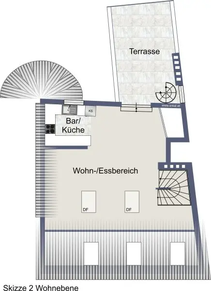 Plan 2. Wohnebene