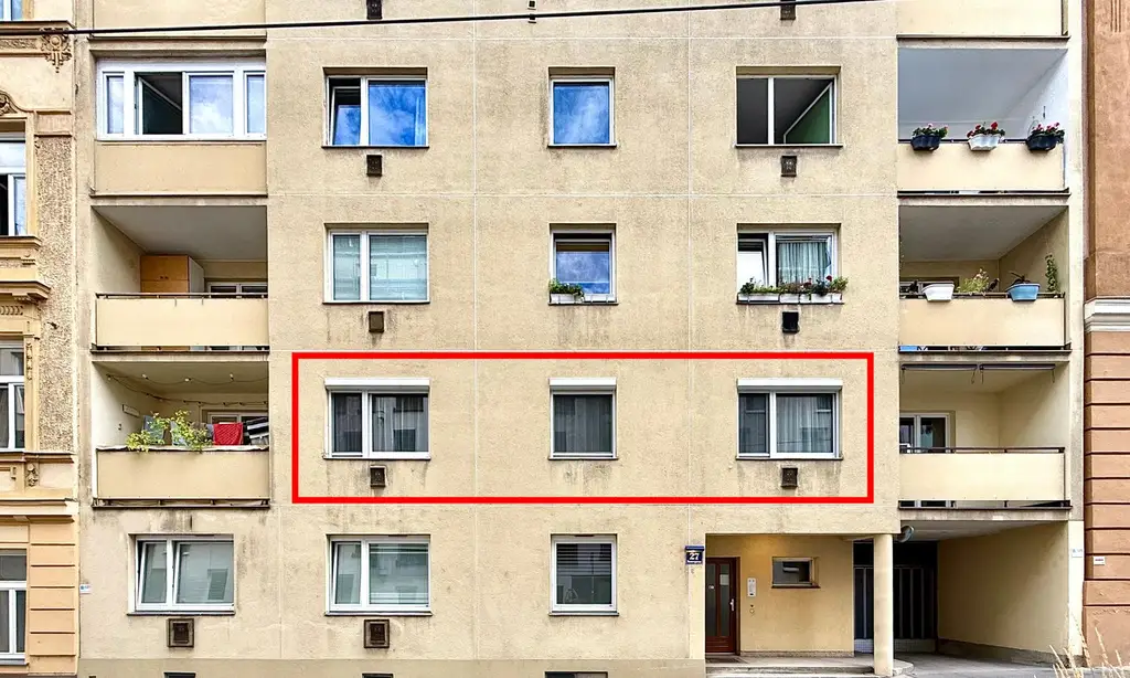 Nähe Mariahilferstraße / Sofort einziehen / 2 Zimmerwohnung