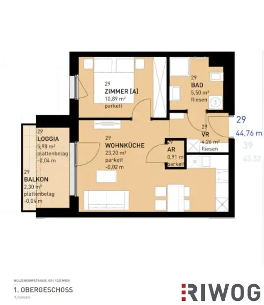 || Klein aber Fein || 2-Zimmer Erstbezugswohnung mit Balkon & Loggia || Nahe der Inneren Stadt ||