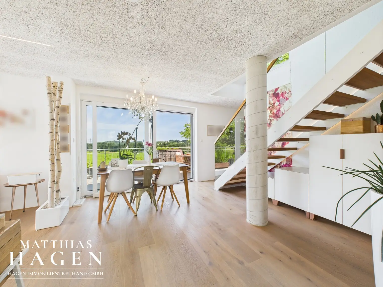 3-Zimmer-Maisonettewohnung mit zwei großen Terrassen und hoher Wohnqualität in Hohenweiler