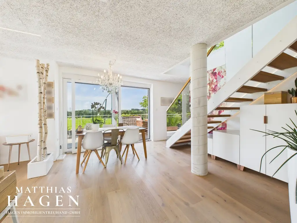 3-Zimmer-Maisonettewohnung mit zwei großen Terrassen und hoher Wohnqualität in Hohenweiler