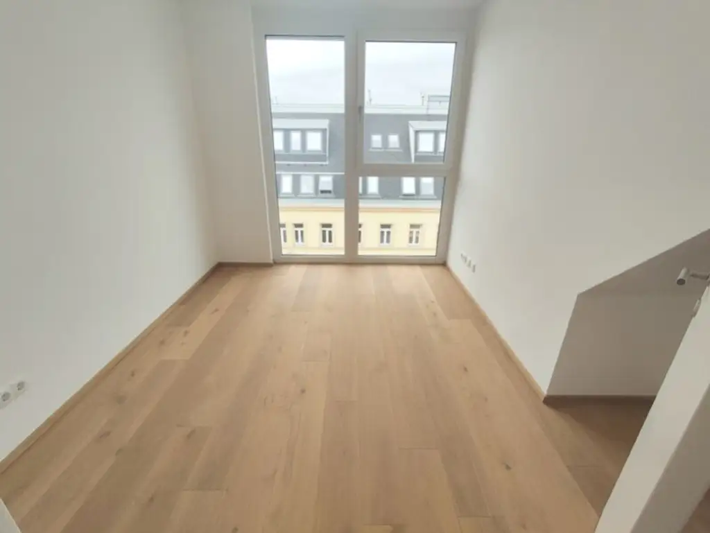Modern wohnen in Meidling! Drei-Zimmer DG-Erstbezug mit Terrasse! Top79