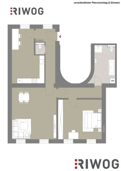 NÄHE 1. BEZIRK, DONAUKANAL UND AUGARTEN | Komplett hofseitige Altbauwohnung | Ideal auch zur WG-Nutzung | Rembrandtstraße