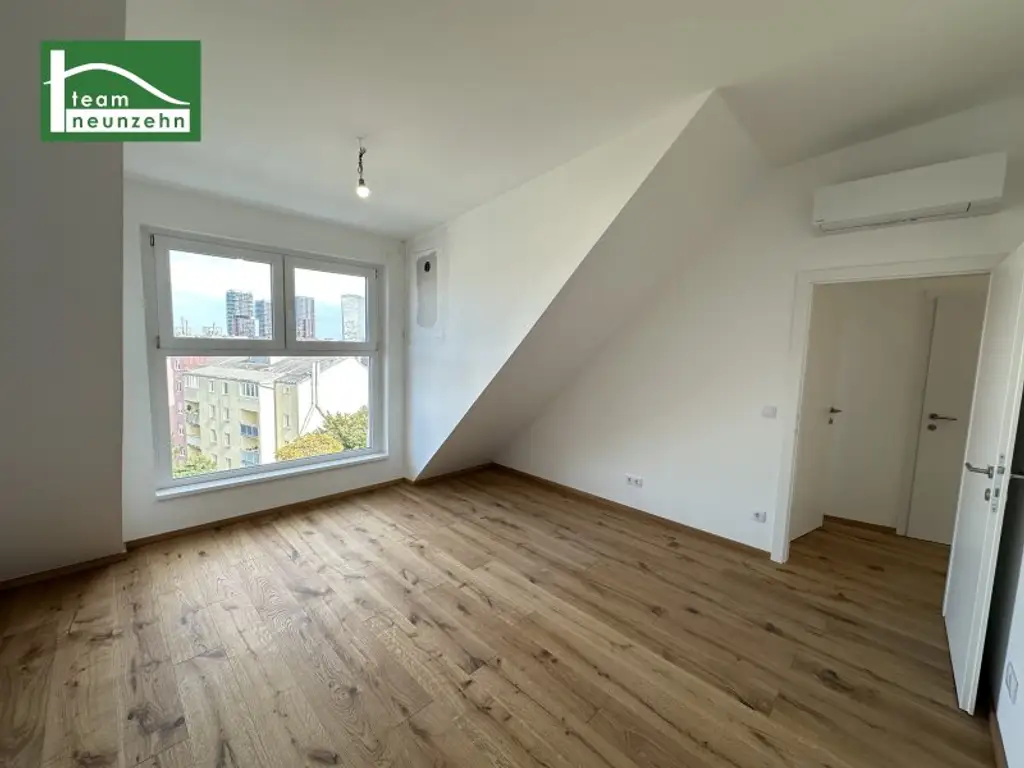 Klimatisierte Erstbezugs-Wohnung im DG nahe U3, S-Bahn und hervorragender Infrastruktur mit hochwertiger Ausstattung! - Mitten im Dritten