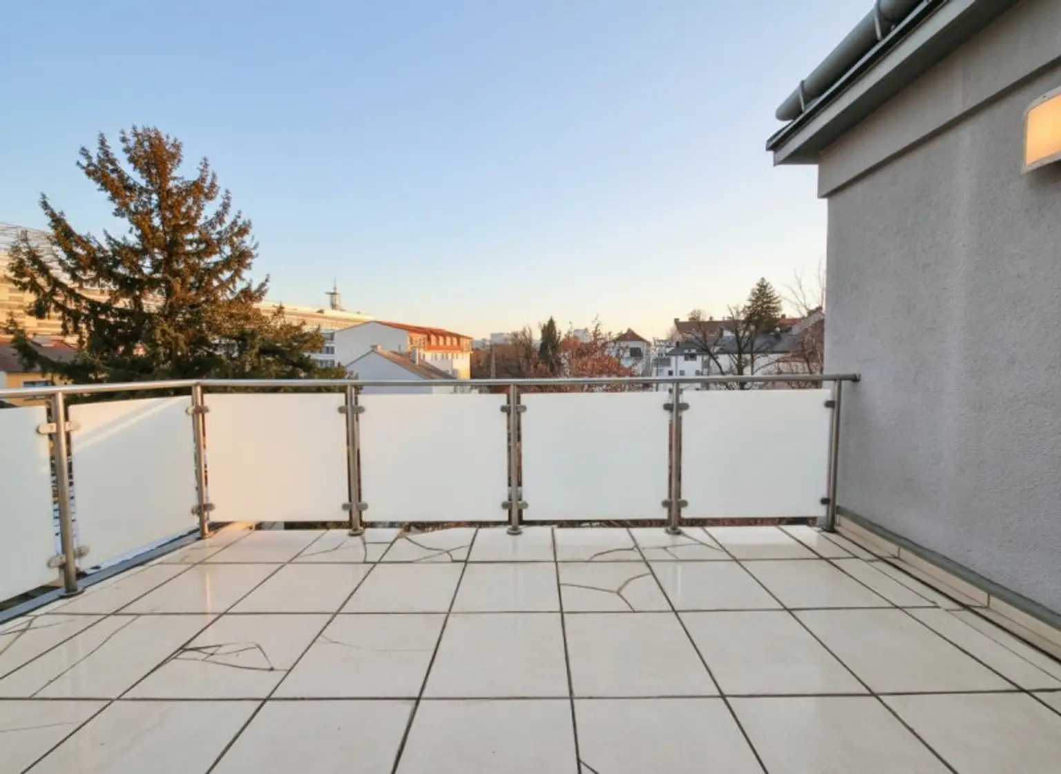 Terrasse auf Wohnebene