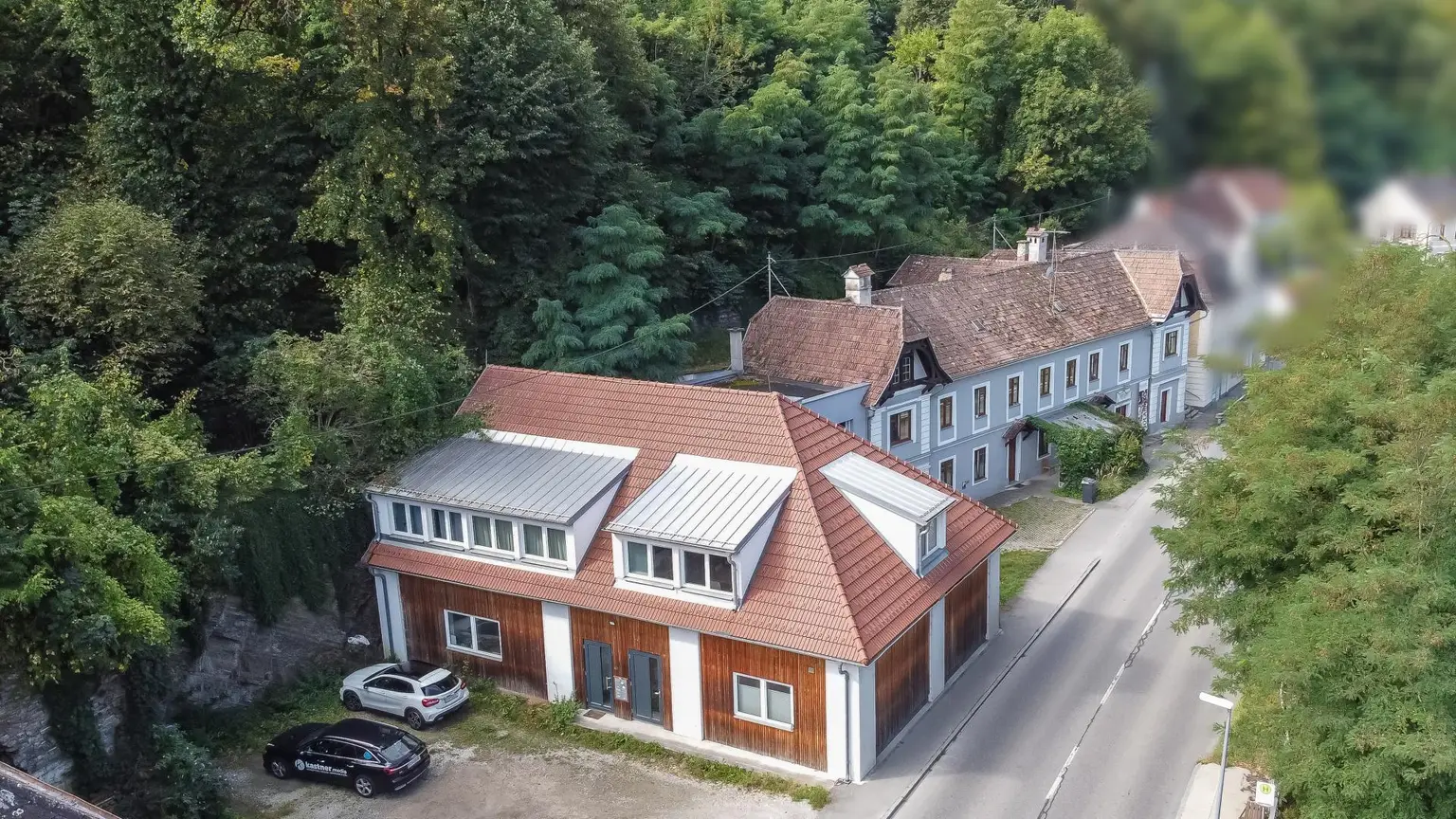 Luftblick Neubau