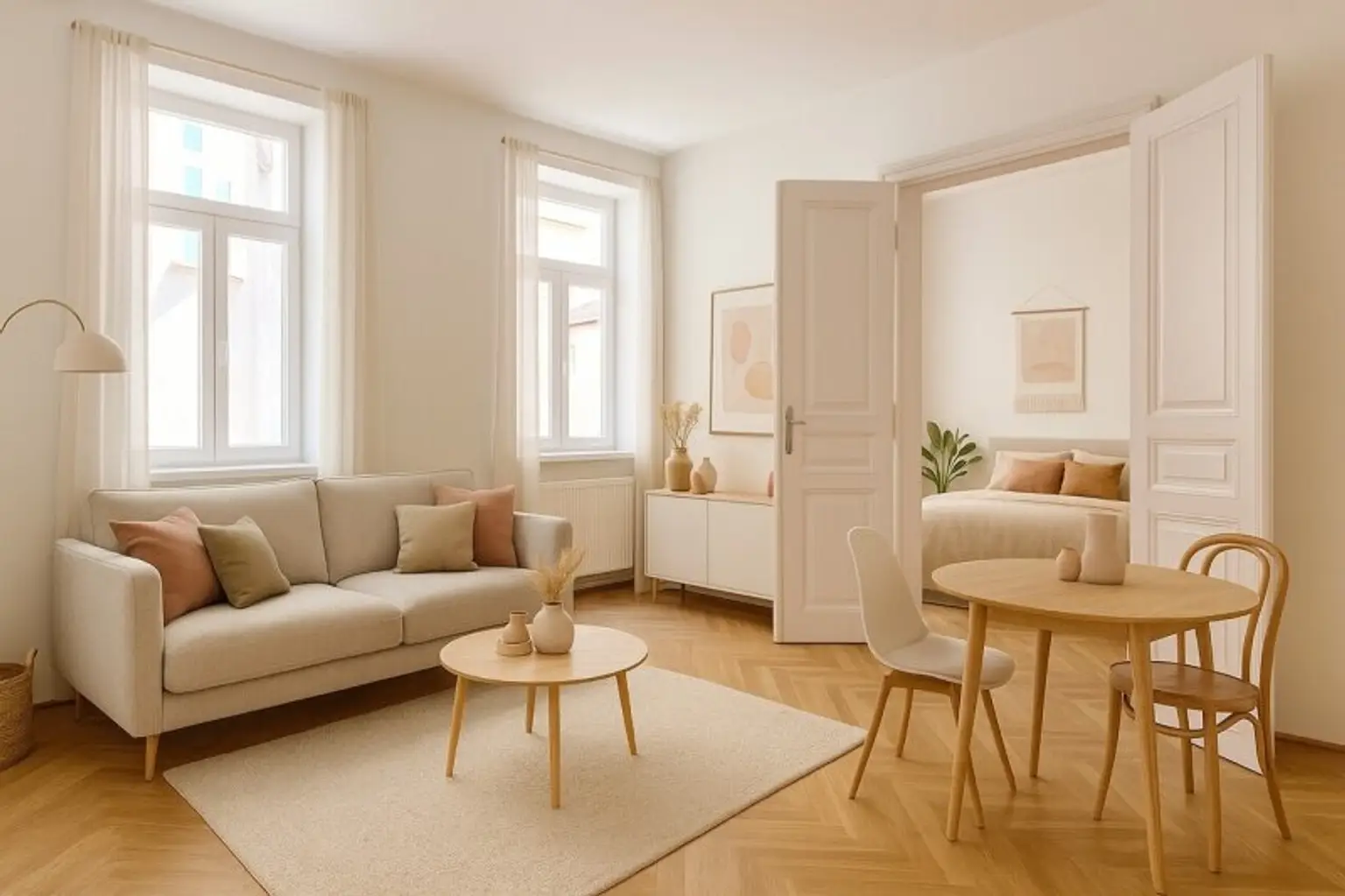 ALTBAU-SCHMUCKSTÜCK IM ACHTEN! WUNDERSCHÖN SANIERTER 3-ZIMMER-ERSTBEZUG ZUM VERLIEBEN