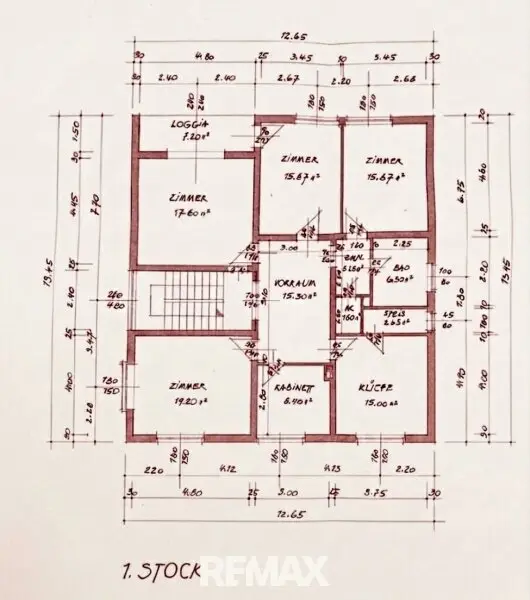 Grundriss Obergeschoss