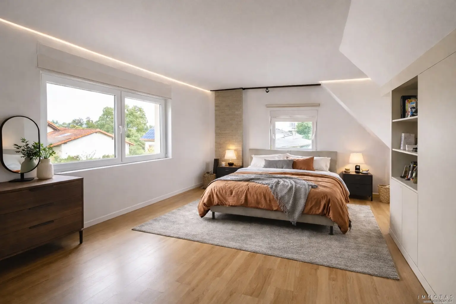 Visualisierung Schlafzimmer DG