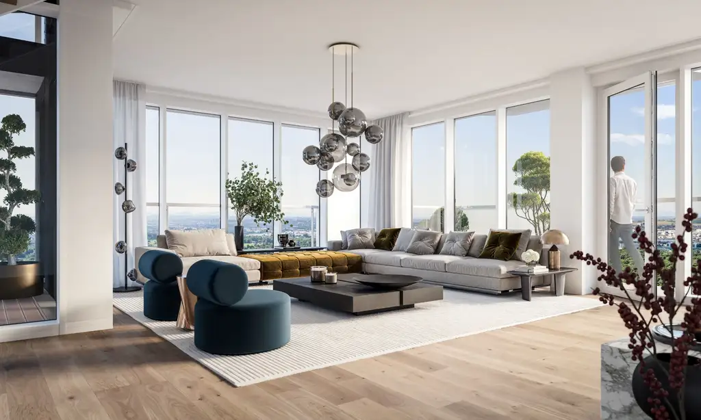 MARINA TOWER - PENTHOUSE-Wohnung im  39. Geschoß mit fantastischer Dachterrasse