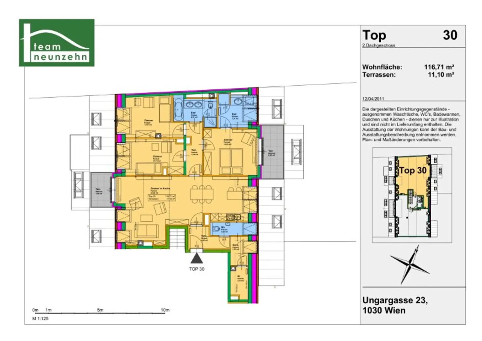 Exklusive 4-Zimmer-Wohnung in Bestlage beim Rochusmarkt ab sofort verfügbar *Inkl Küche*