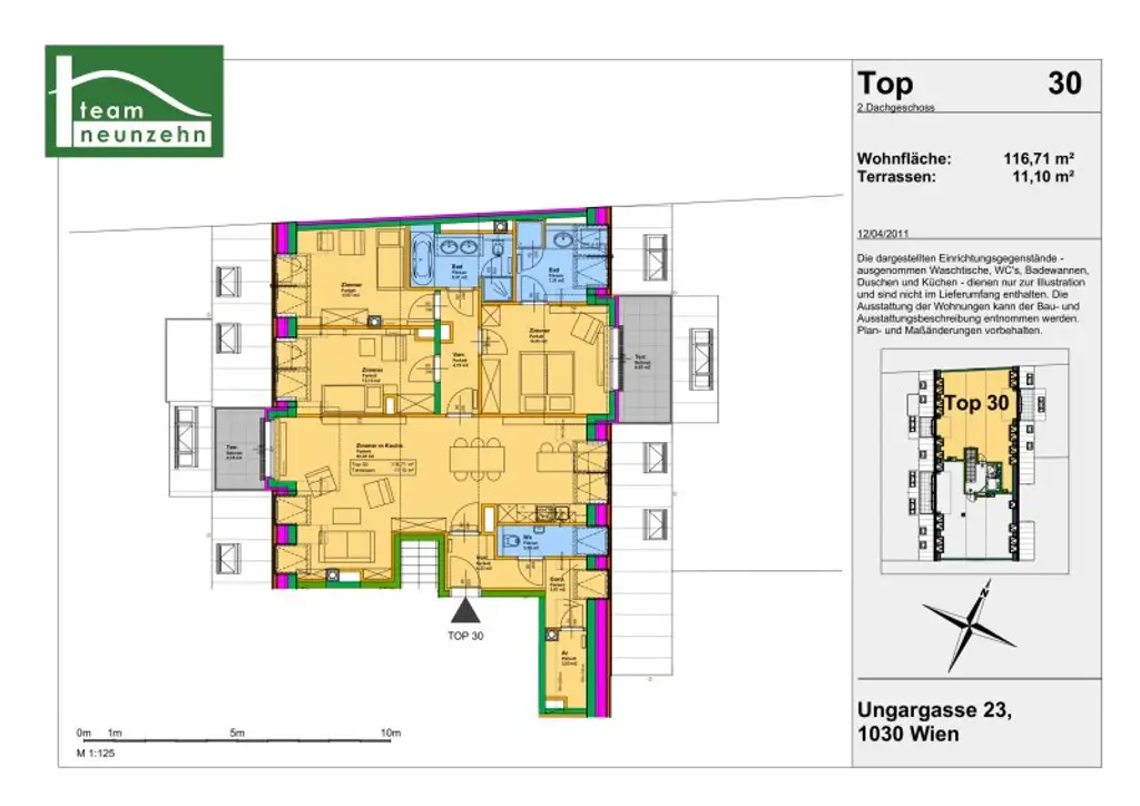 Exklusive 4-Zimmer-Wohnung in Bestlage beim Rochusmarkt ab sofort verfügbar *Inkl Küche*
