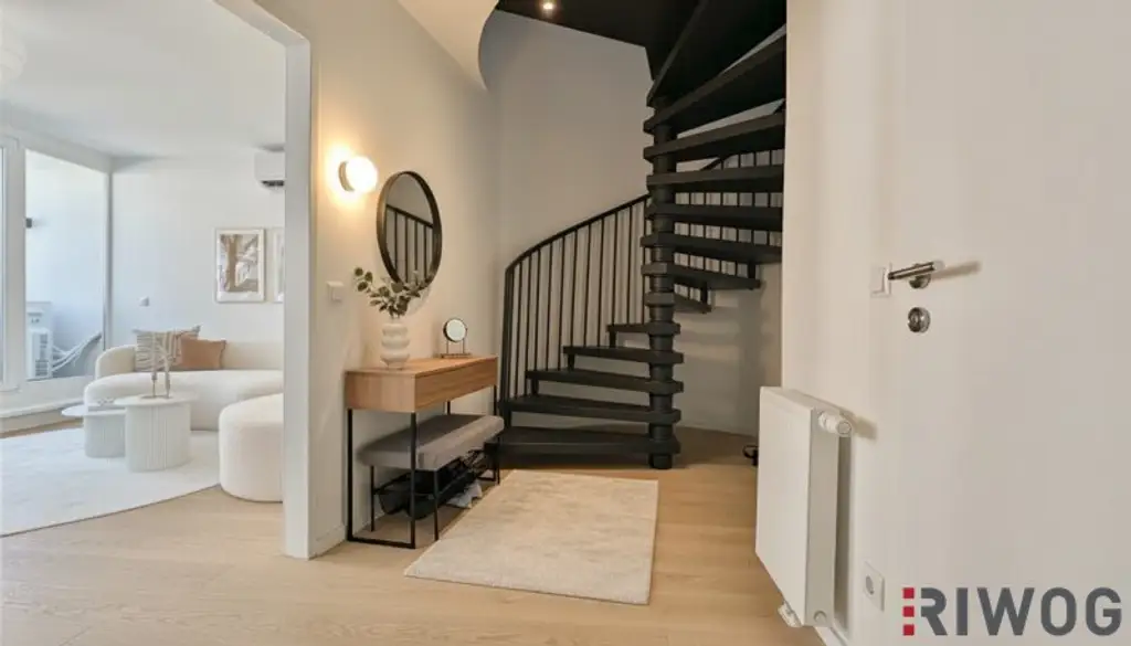 Neubau DG-Terrassenwohnung in Ruhelage | PKW-Stellplatz | 3 Min. zum Kutschkermarkt und zur U6 | 2 Min. zum Aumannplatz