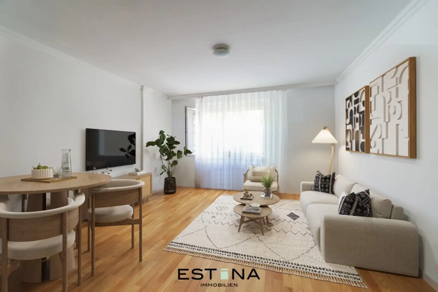 4-Zimmer-Wohnung mit Gartenblick nahe der Alten Donau