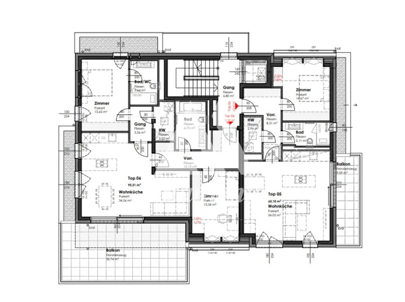 Erstbezug! Lichtdurchflutete 2-Zimmer-Wohnung nahe Donauzentrum