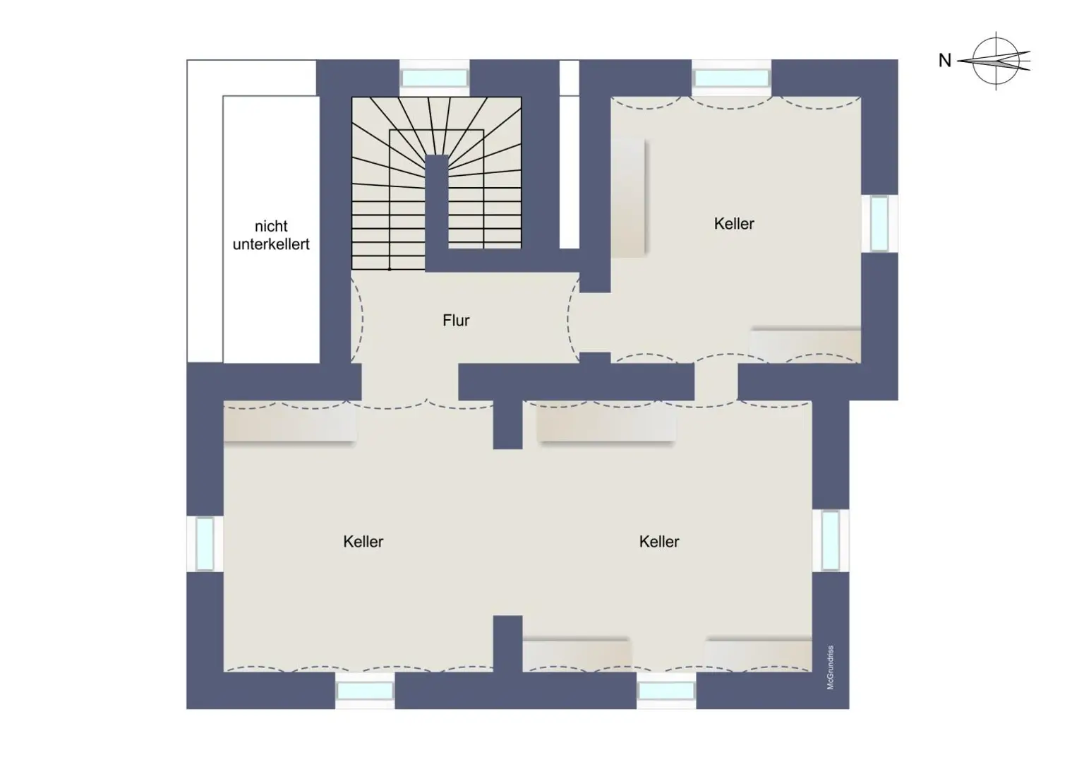 Grundriss Keller