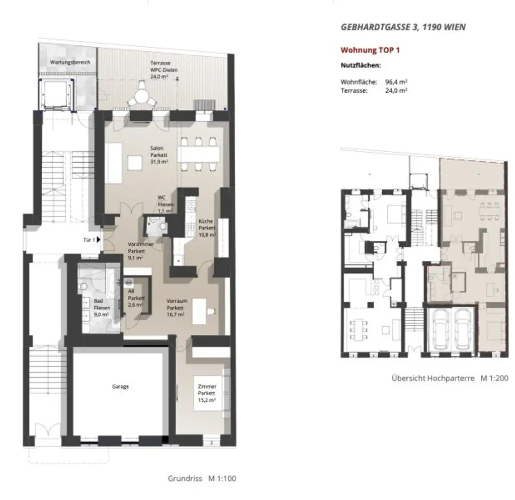 Eleganter Erstbezug: Stilvolle 2-Zimmer-Wohnung mit großzügiger Terrasse in idyllischer Ruhelage und Grünblick