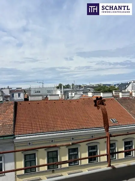 Da ist er – Ihr Wiener Wohntraum! Altbaujuwel im letzten Stock mit Balkon & Klima – jetzt zugreifen!