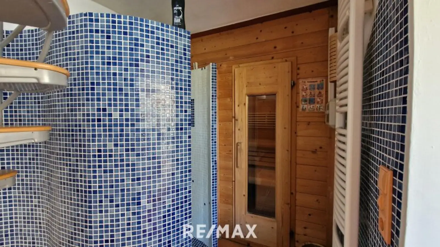 Sauna und Dusche