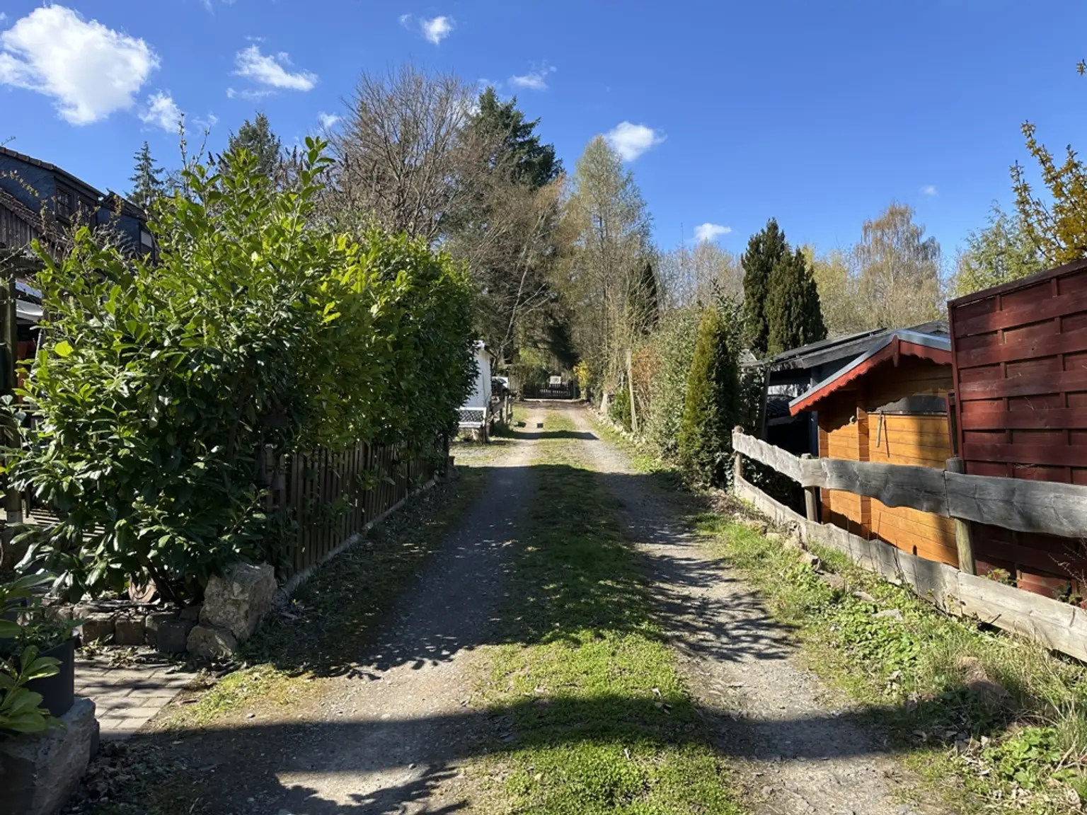 Rückwärtiger Zugang