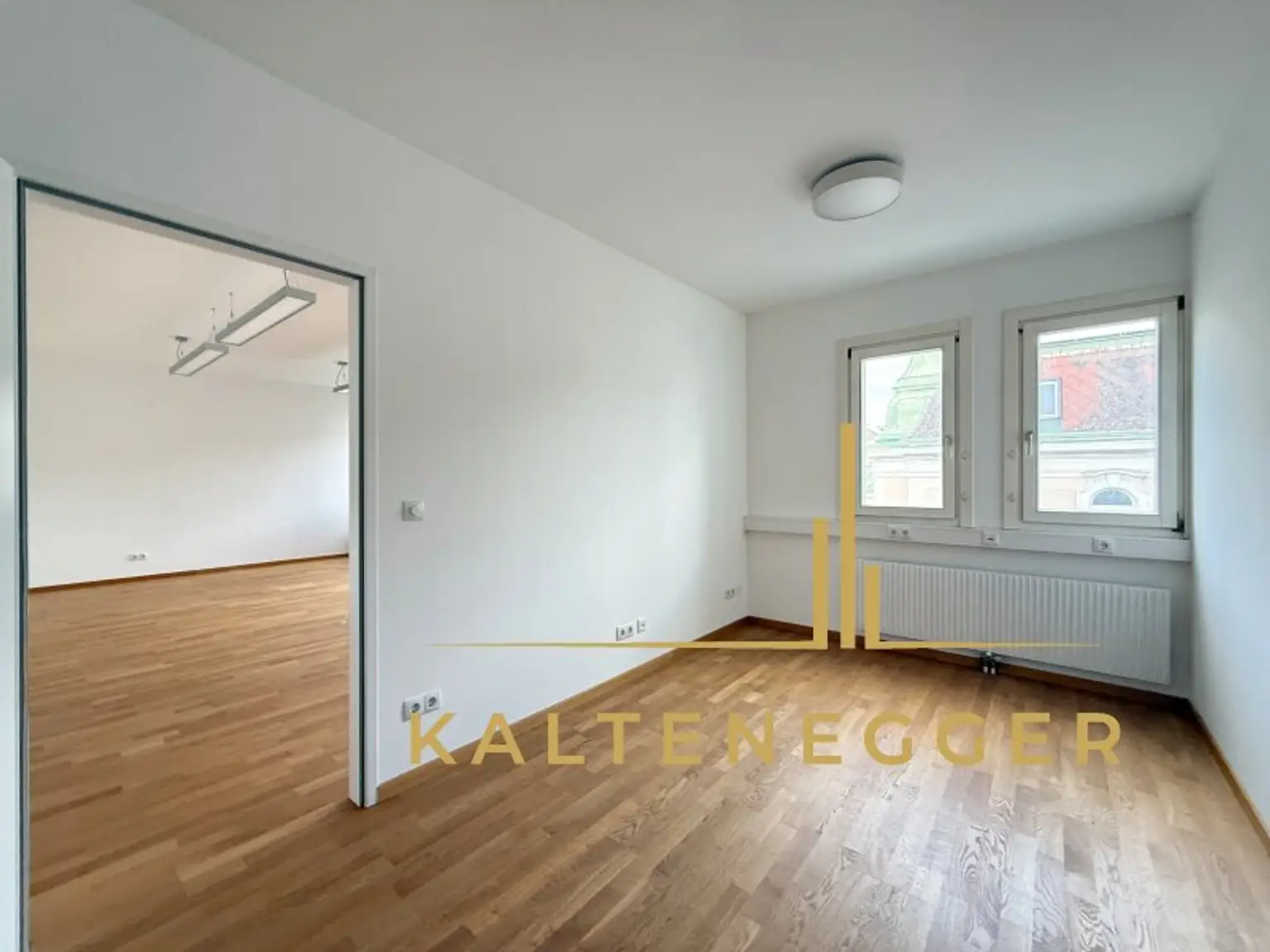 Kreisförmiger Grundriss der Wohnung