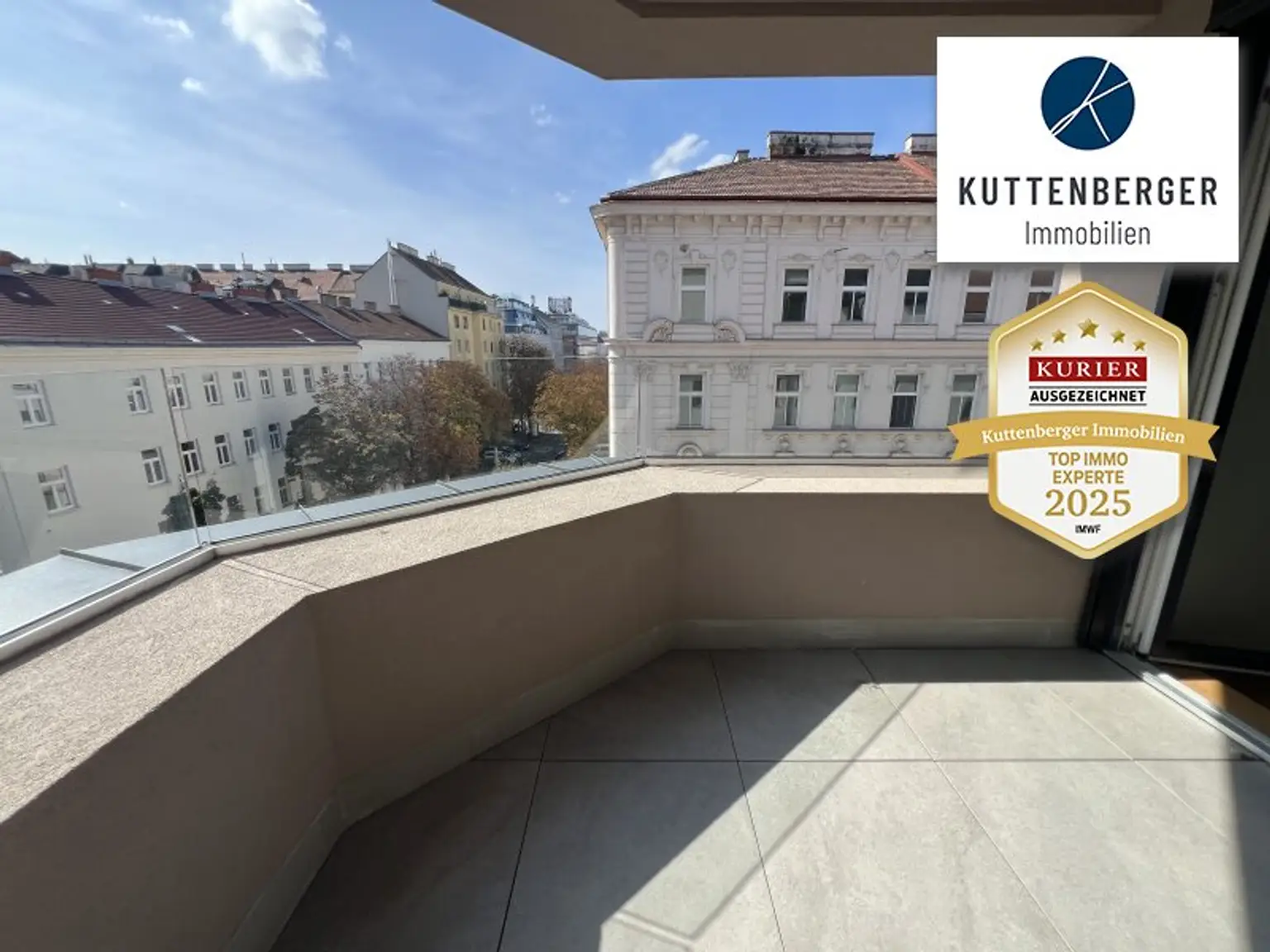 *Superprojekt: ''Über den Baumwipfeln" TOP 45 MIT ZWEI TRAUMHAFTEN WEST-LOGGIEN