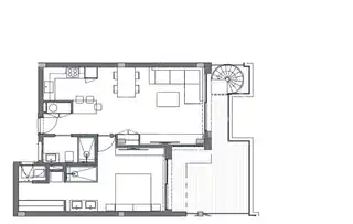 plano duplex 1 dorm ej 3C8