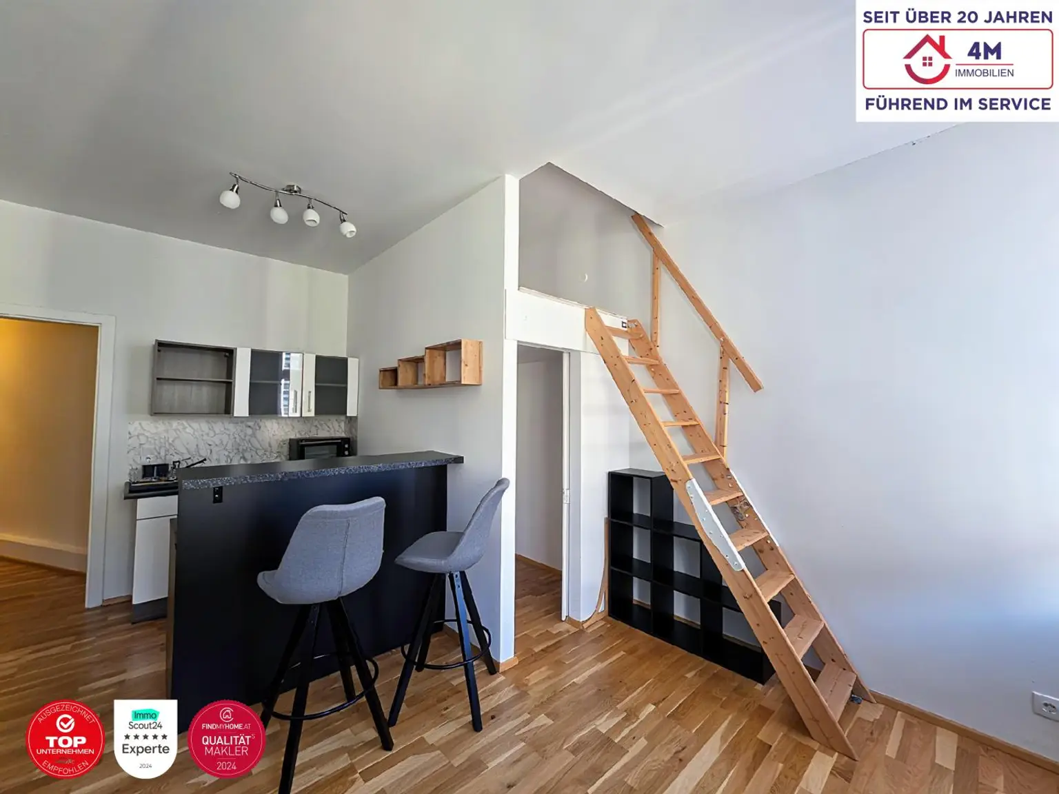 Klein, aber Wow – stylischer Altbau mit Loft-Feeling