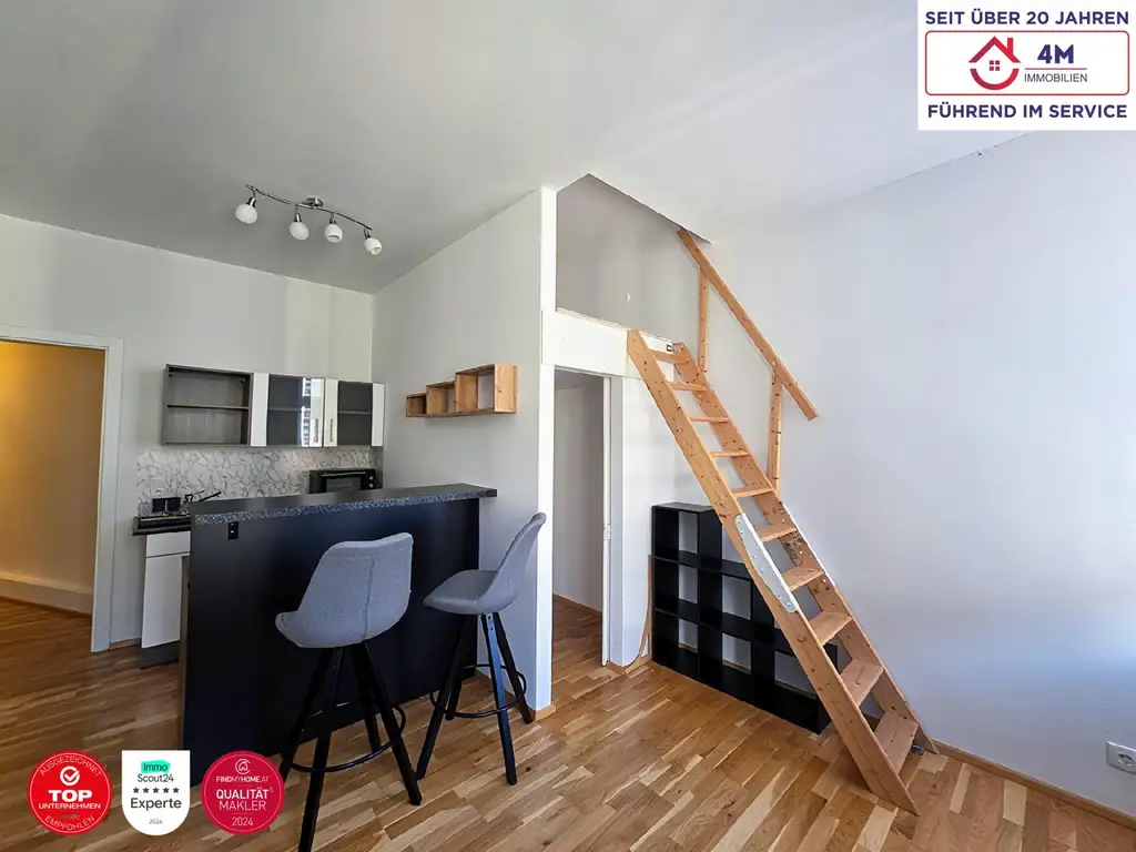 Klein, aber Wow – stylischer Altbau mit Loft-Feeling