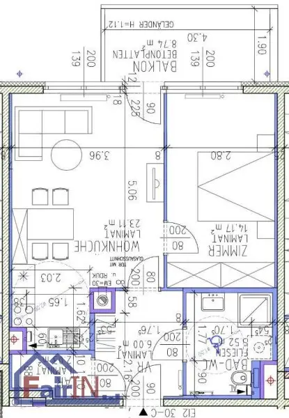 DIREKT BEIM HAUPTBAHNHOF - WOHNUNG MIT BALKON ZU VERKAUFEN