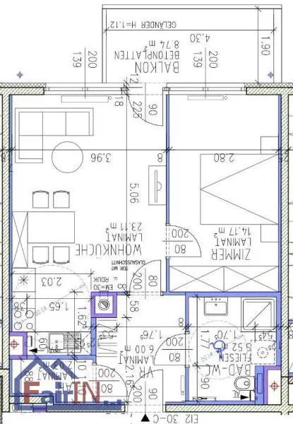 DIREKT BEIM HAUPTBAHNHOF - WOHNUNG MIT BALKON ZU VERKAUFEN