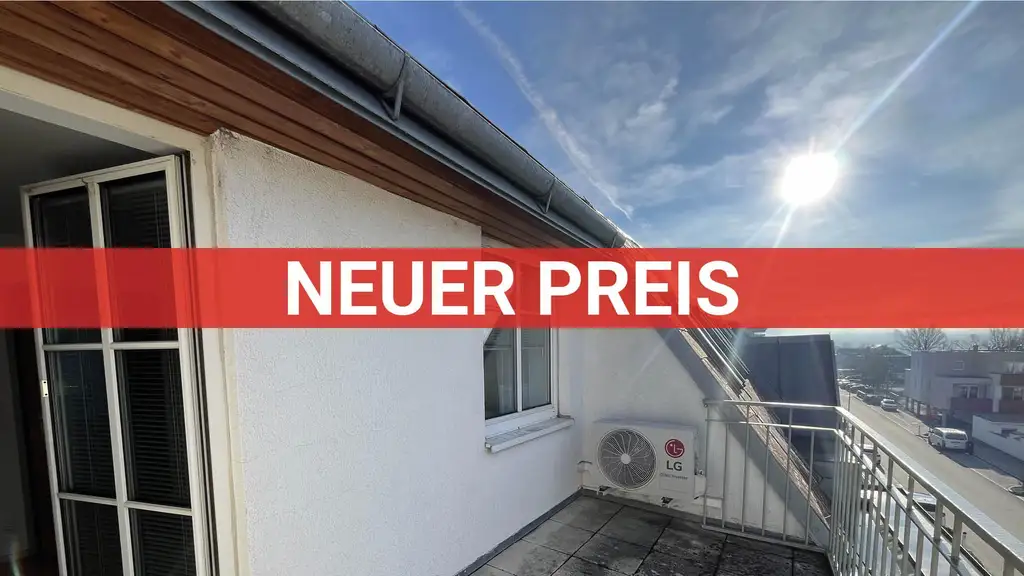 Charmante 3-Zimmer-Wohnung mit Dachterrasse!