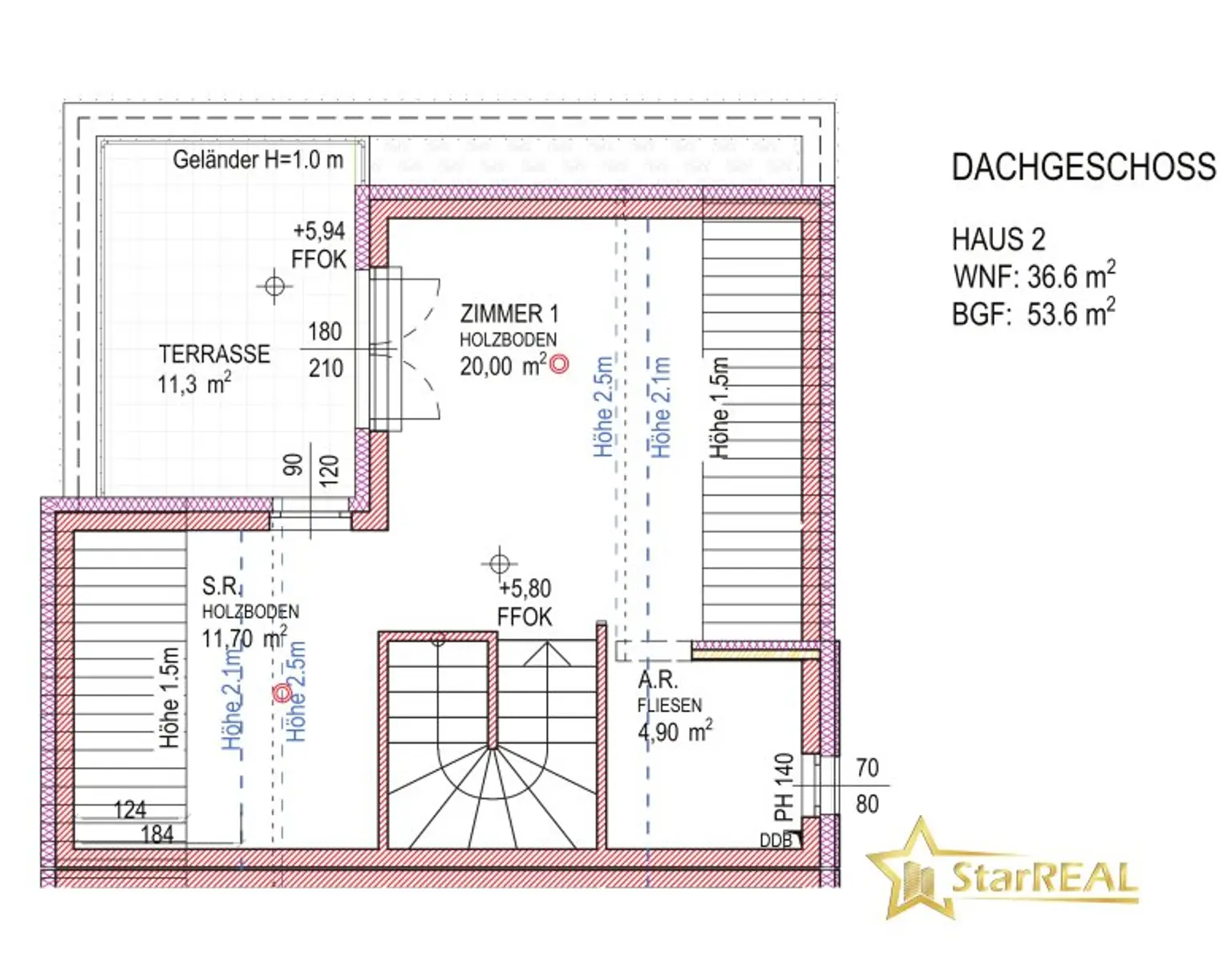 Dachgeschoss HAUS 2