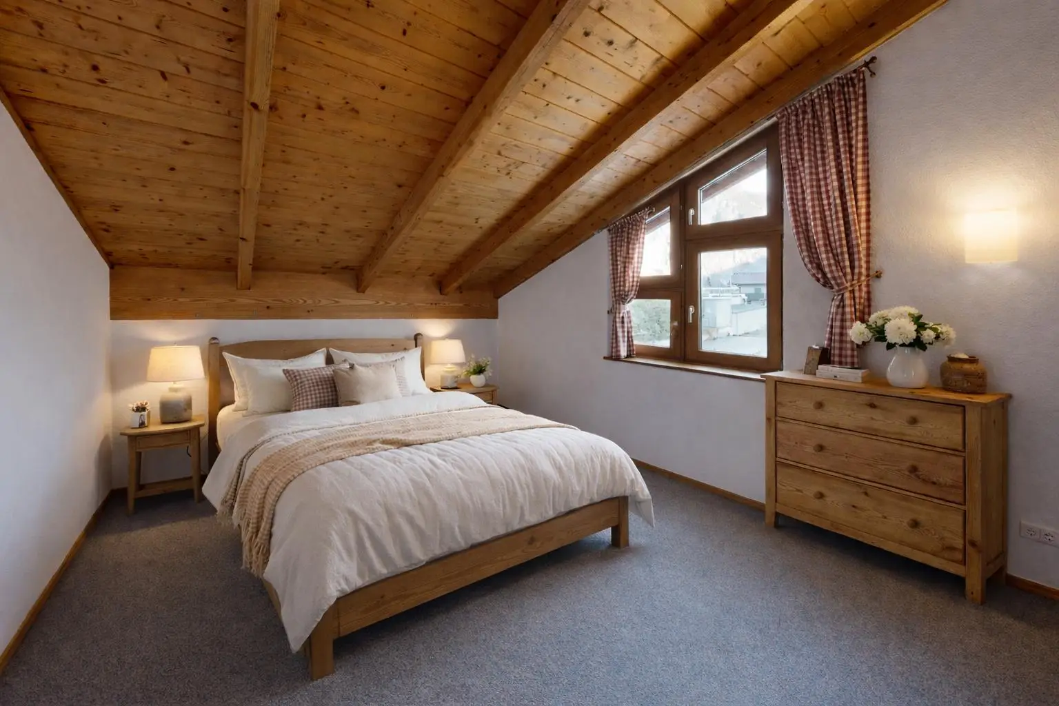 Zams - Haus - Schlafzimmer I Visualisierung