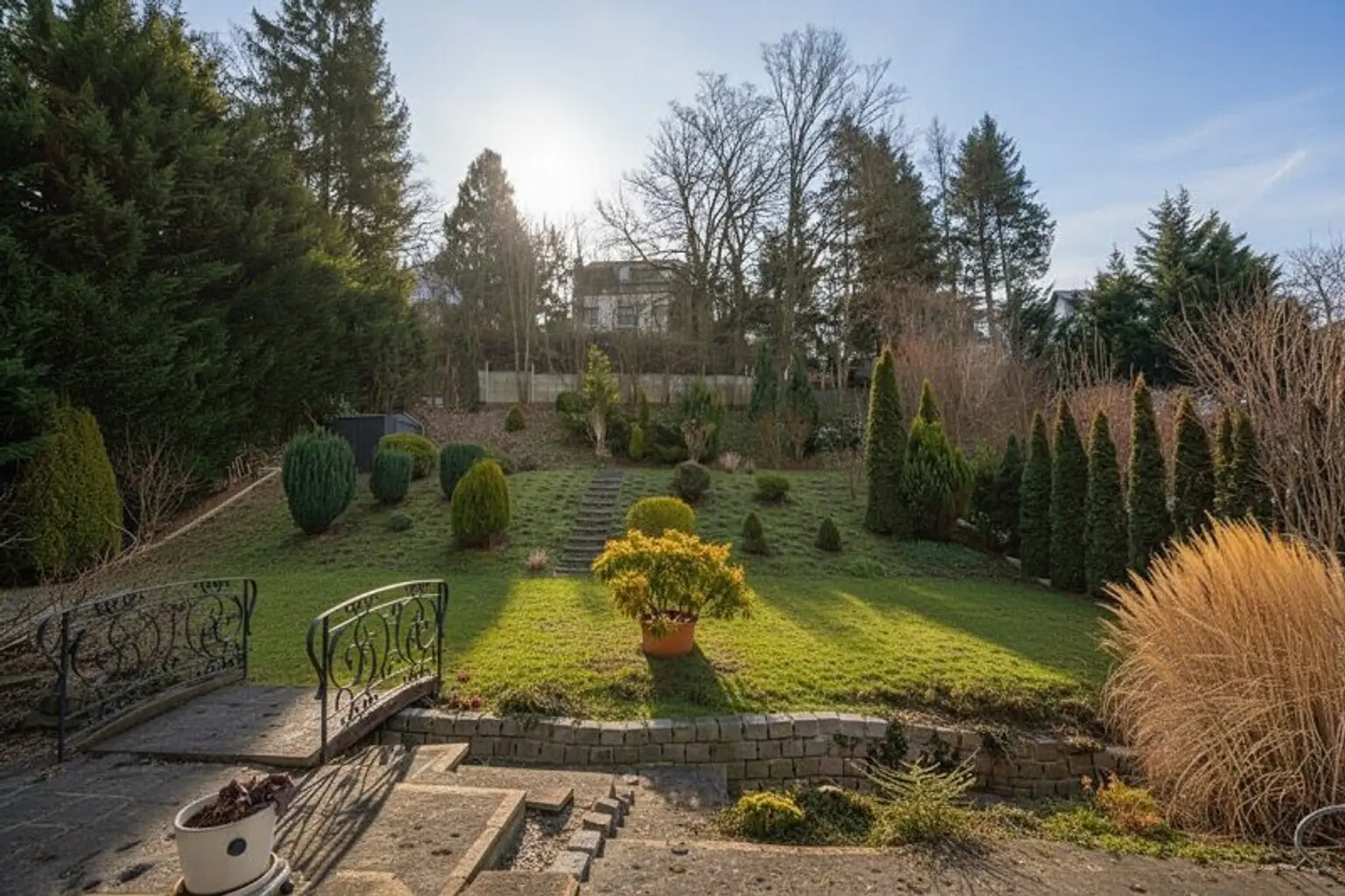 Gartenblick Richtung Südosten