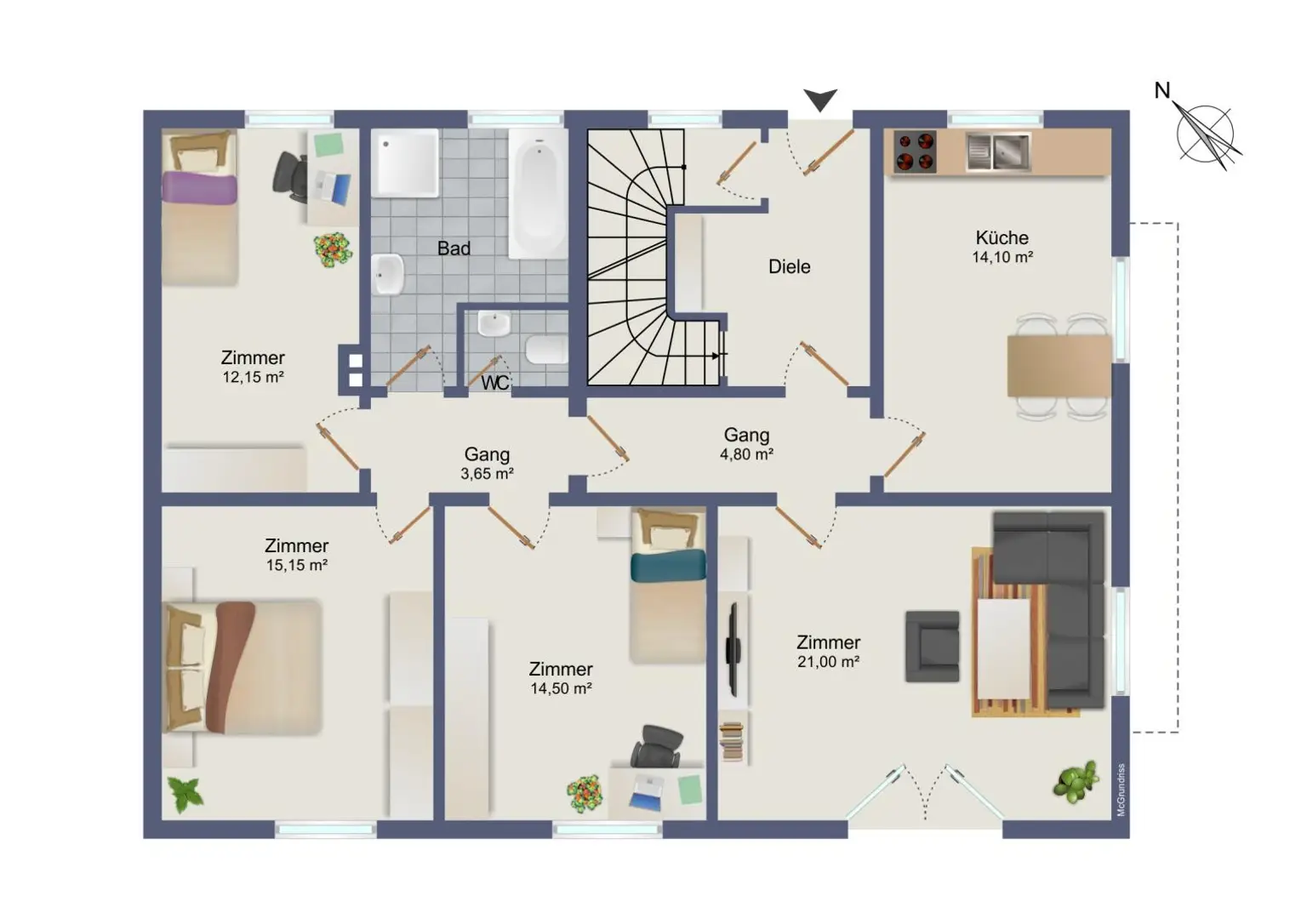 Villenviertel Frohnleiten – Sanierungsbedürftiges Einfamilienhaus in ruhiger Aussichtslage