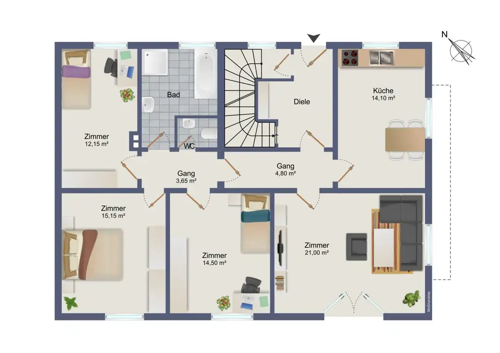 Villenviertel Frohnleiten – Sanierungsbedürftiges Einfamilienhaus in ruhiger Aussichtslage