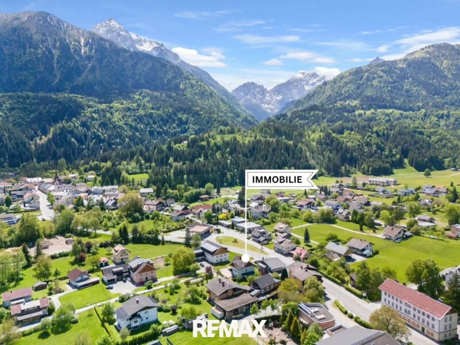 Schöne Lage der Immobilie mit Blick nach Süden