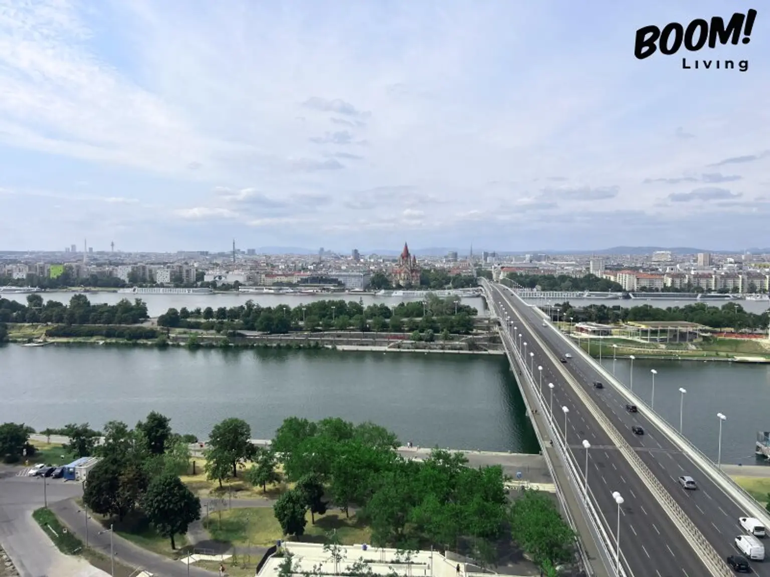 Danubeflats – Österreichs höchstes Wohnhochhaus mit atemberaubendem Ausblick, exklusivem Spa und urbanem Luxus direkt an der Neuen Donau