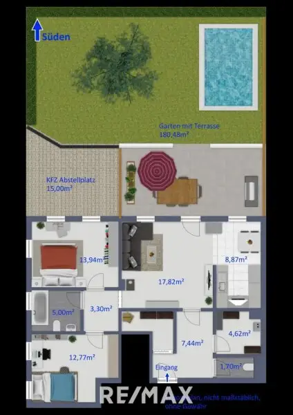 Grundriss digital_mit qm