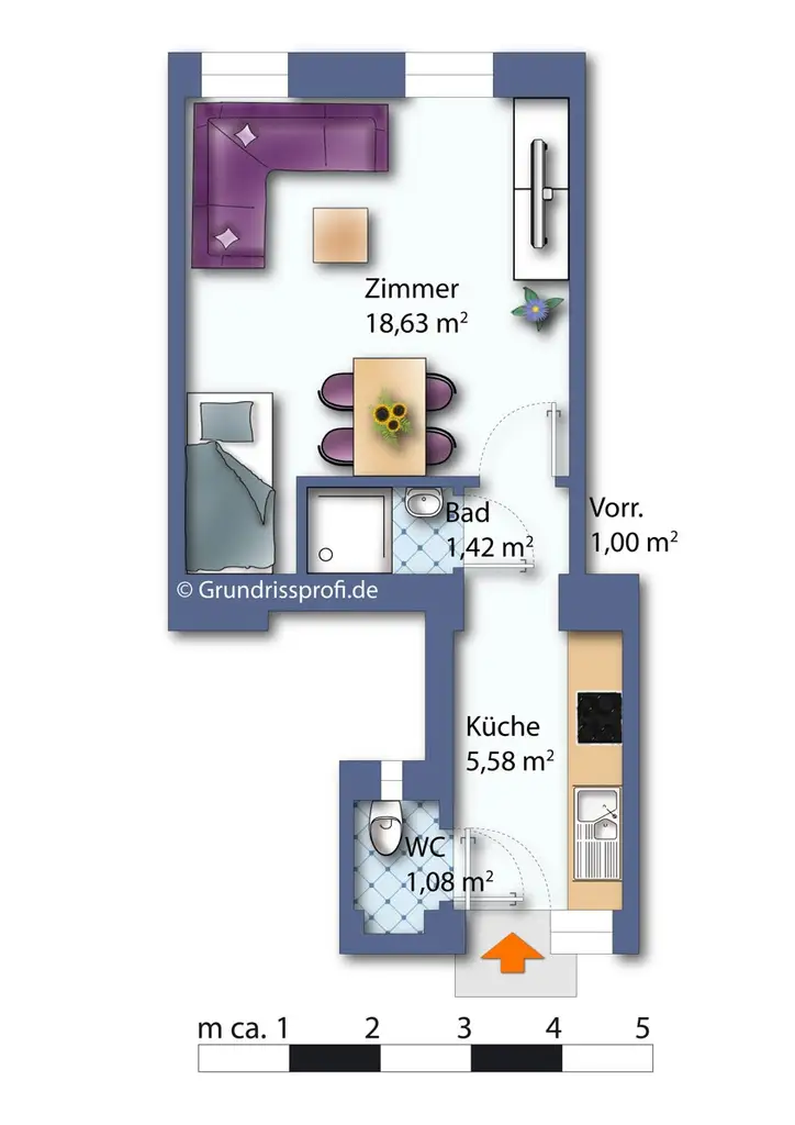 ALTBAU-GARCONNIERE IM HERZEN DES SERVITENVIERTELS –IDEAL FÜR SINGLES, PAARE ODER ALS WIENER HOMEBASE