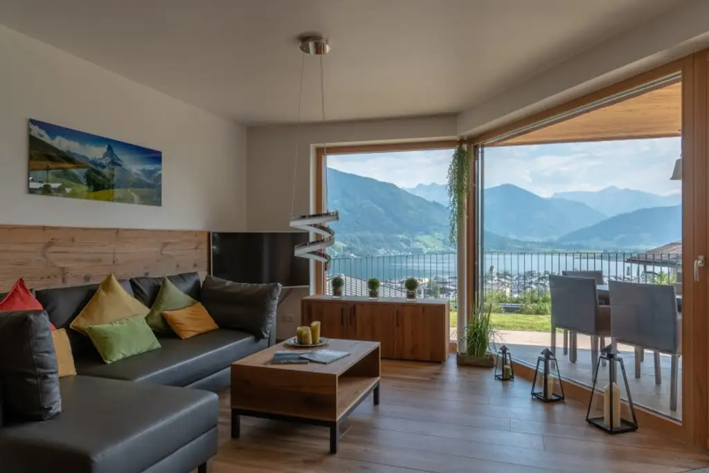 3-Zimmer-Luxus-Wohnung mit touristischer Vermietung, Garten und traumhaftem Seeblick in Zell am See